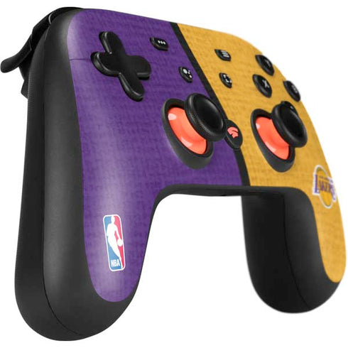 NBA Los Angeles Lakers Canvas Google Stadia Controller Skin